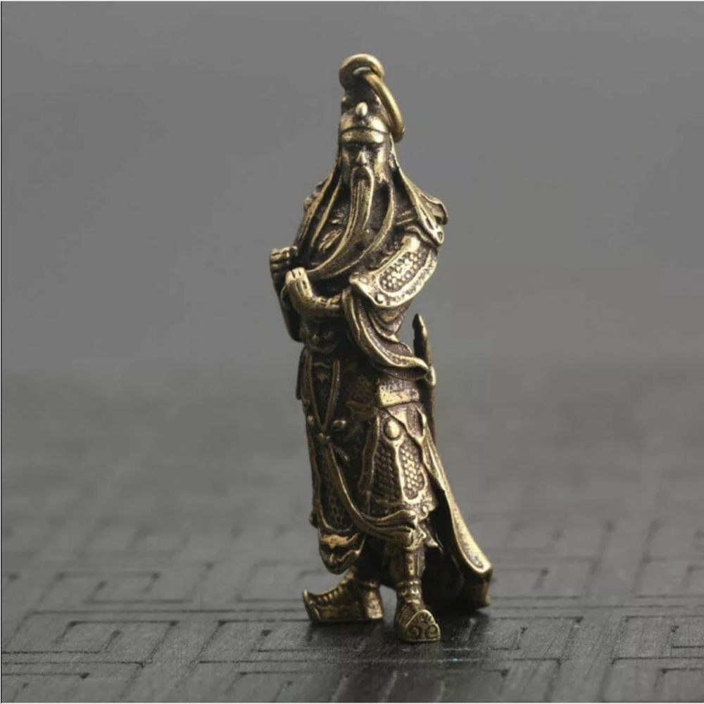 Antique Brass Chinese Guan